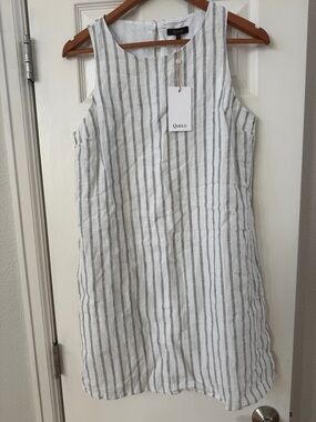Quince Striped Linen Dress